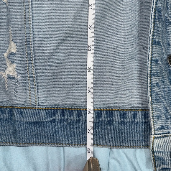 Free People Light Blue Denim Jacket NEVER WORN - Picture 5 of 10